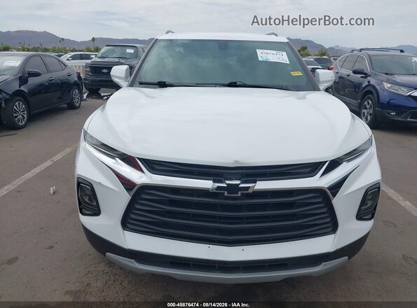 3GNKBCRS2LS689214 2020 CHEVROLET BLAZER Белый Вид щитка приборов