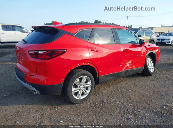 3GNKBCRS2MS512597 2021 CHEVROLET BLAZER Red Trasero derecho