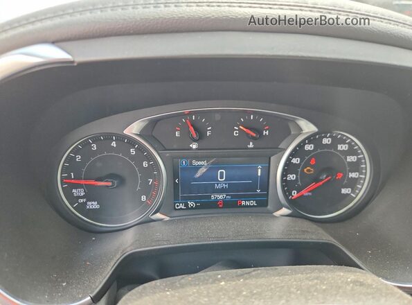 3GNKBCRS2MS543350 2021 CHEVROLET BLAZER Silver Widok zestawu wskaźników