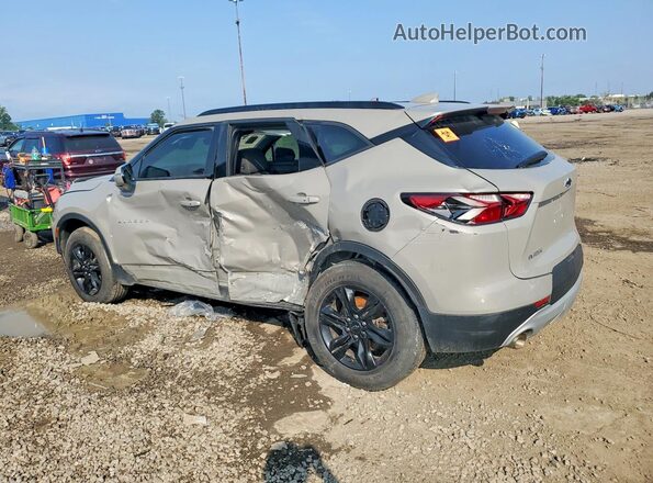 3GNKBCRS2MS557877 2021 CHEVROLET BLAZER Желто-коричневый Задняя левая четверть
