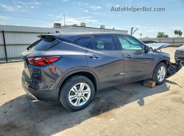 3GNKBCRS2MS578423 2021 CHEVROLET BLAZER Gray Trasero derecho