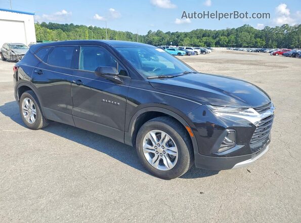3GNKBCRS2MS585307 2021 CHEVROLET BLAZER Black Передня права чверть