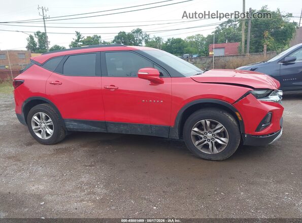 3GNKBCRS3LS675029 2020 CHEVROLET BLAZER Red Rear interior view
