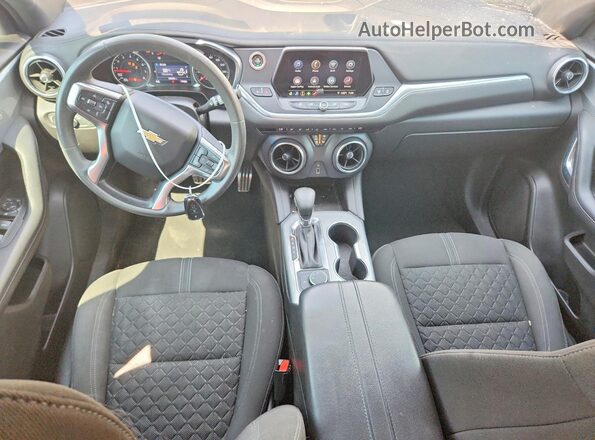 3GNKBCRS3MS510406 2021 CHEVROLET BLAZER Серый Вид панели приборов