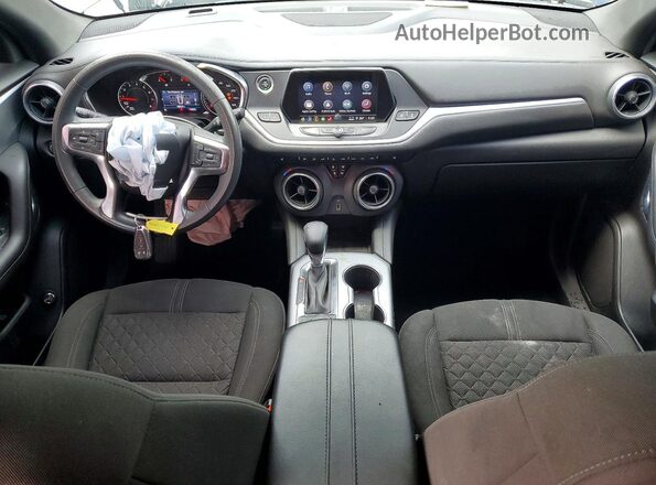 3GNKBCRS3MS547665 2021 CHEVROLET BLAZER Черный Вид панели приборов