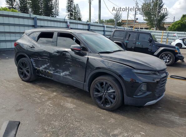 3GNKBCRS3MS547665 2021 CHEVROLET BLAZER Черный Передняя правая четверть