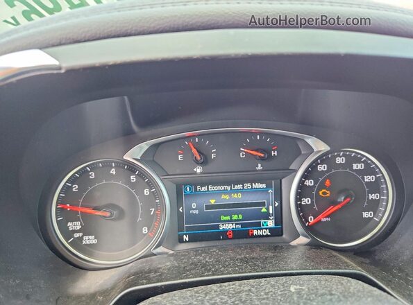 3GNKBCRS4LS723508 2020 CHEVROLET BLAZER Red Widok zestawu wskaźników