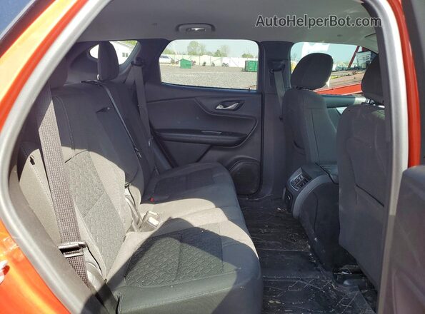 3GNKBCRS4MS515923 2021 CHEVROLET BLAZER Orange Vista de los asientos traseros