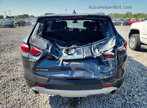 3GNKBCRS4MS516425 2021 CHEVROLET BLAZER Gray უკანა ხედი