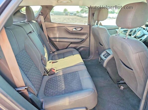 3GNKBCRS4MS516425 2021 CHEVROLET BLAZER Gray უკანა სავარძლების ხედი