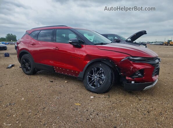3GNKBCRS4MS556312 2021 CHEVROLET BLAZER Red Przód prawy