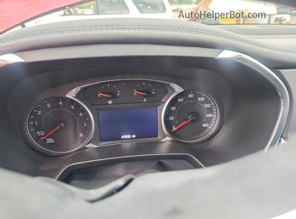 3GNKBCRS4MS556312 2021 CHEVROLET BLAZER Red Widok zestawu wskaźników