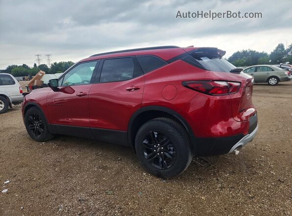 3GNKBCRS4MS556312 2021 CHEVROLET BLAZER Red Tył lewy