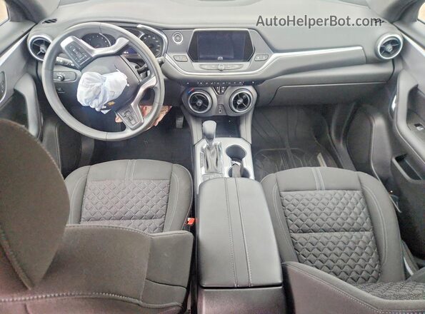 3GNKBCRS4MS556312 2021 CHEVROLET BLAZER Red Widok deski rozdzielczej