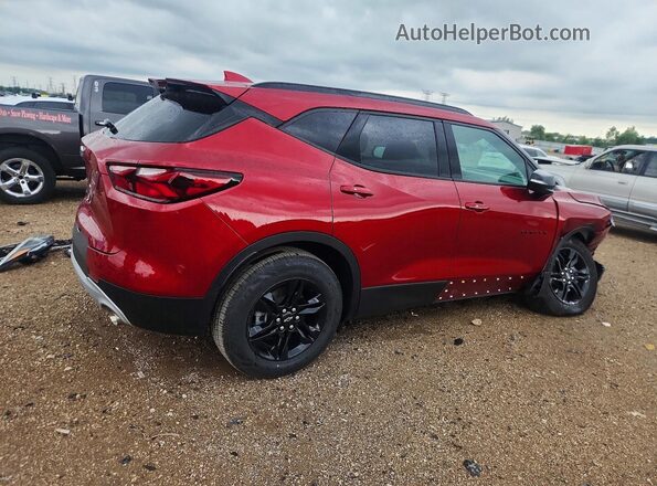 3GNKBCRS4MS556312 2021 CHEVROLET BLAZER Red Tył prawy