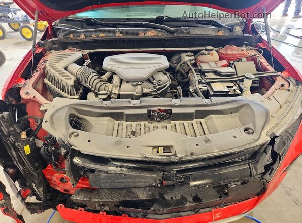 3GNKBCRS5MS545304 2021 CHEVROLET BLAZER Red Սալոնի հետևի տեսք