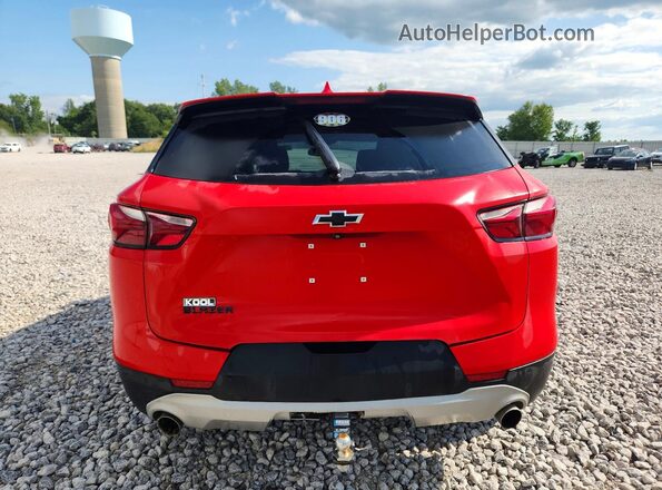 3GNKBCRS5MS545304 2021 CHEVROLET BLAZER Red Հետևի տեսք