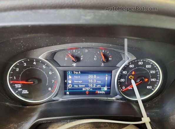 3GNKBCRS5MS545304 2021 CHEVROLET BLAZER Red Սարքավորումների վահանակի տեսք