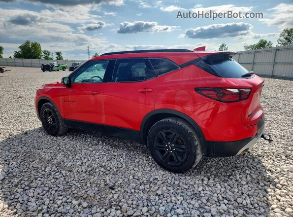 3GNKBCRS5MS545304 2021 CHEVROLET BLAZER Red Հետևի ձախ
