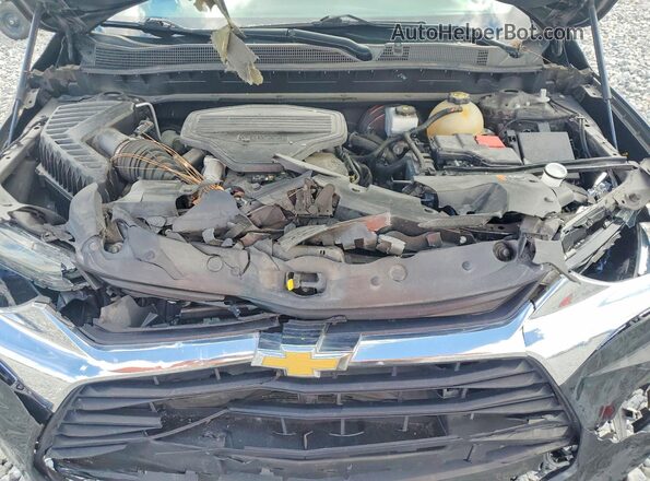 3GNKBCRS5MS577279 2021 CHEVROLET BLAZER Black Вид задньої частини салону