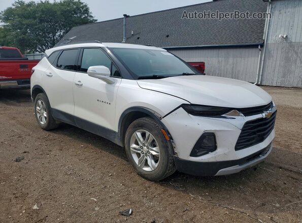 3GNKBCRS6MS512201 2021 CHEVROLET BLAZER White Delantero derecho