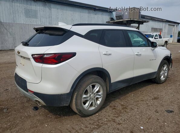 3GNKBCRS6MS512201 2021 CHEVROLET BLAZER White Trasero derecho