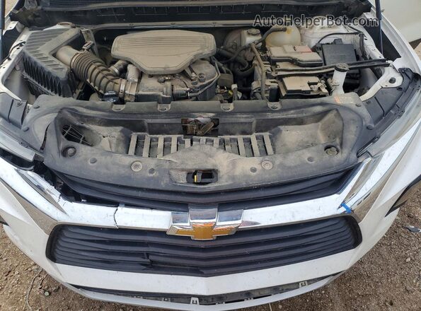 3GNKBCRS6MS512201 2021 CHEVROLET BLAZER White Vista del compartimento del motor