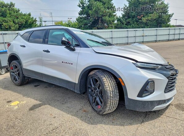 3GNKBCRS8LS672739 2020 CHEVROLET BLAZER Silver Передня права чверть