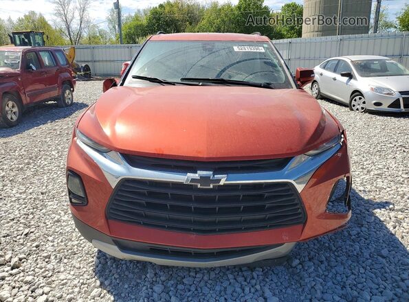3GNKBCRS8MS549055 2021 CHEVROLET BLAZER Orange Вид спереду
