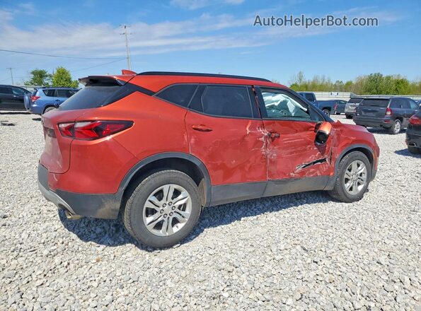 3GNKBCRS8MS549055 2021 CHEVROLET BLAZER Orange Задня права чверть