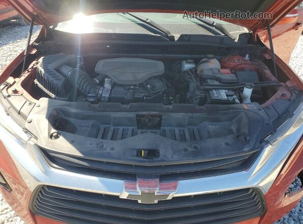 3GNKBCRS8MS549055 2021 CHEVROLET BLAZER Orange Вид підкапотного простору