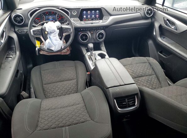 3GNKBCRS8MS550450 2021 CHEVROLET BLAZER Silver Вид панелі приладів