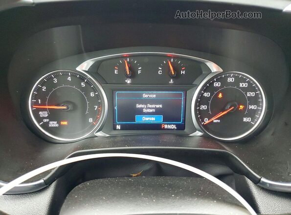 3GNKBCRS8MS550450 2021 CHEVROLET BLAZER Silver Вид щитка приладів