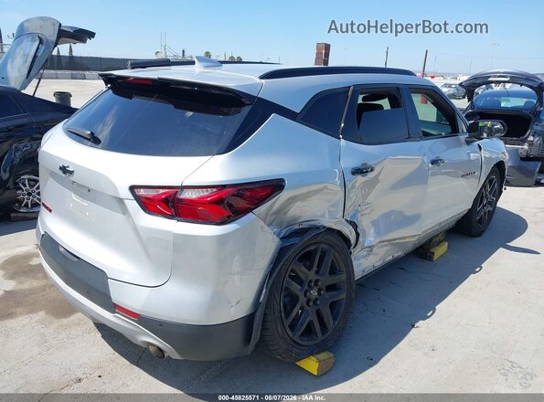 3GNKBCRS9MS575017 2021 CHEVROLET BLAZER Silver Trasero derecho