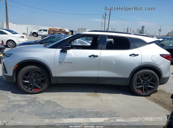 3GNKBCRS9MS575017 2021 CHEVROLET BLAZER Silver Vista interior trasera