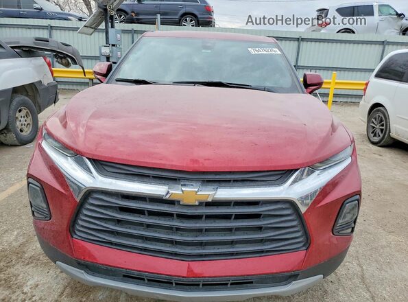 3GNKBCRS9MS587734 2021 CHEVROLET BLAZER Красный Вид спереди