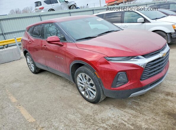 3GNKBCRS9MS587734 2021 CHEVROLET BLAZER Красный Передняя правая четверть