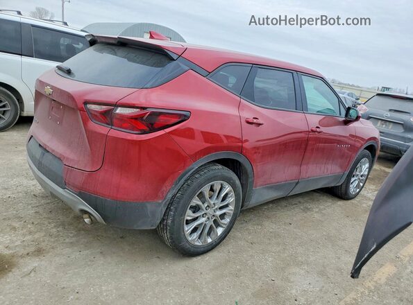 3GNKBCRS9MS587734 2021 CHEVROLET BLAZER Красный Задняя правая четверть