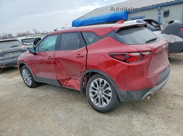 3GNKBCRS9MS587734 2021 CHEVROLET BLAZER Красный Задняя левая четверть