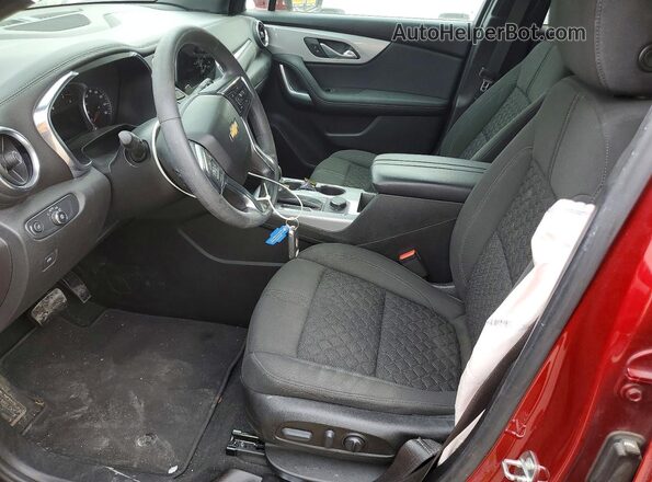 3GNKBCRS9MS587734 2021 CHEVROLET BLAZER Красный Вид салона спереди