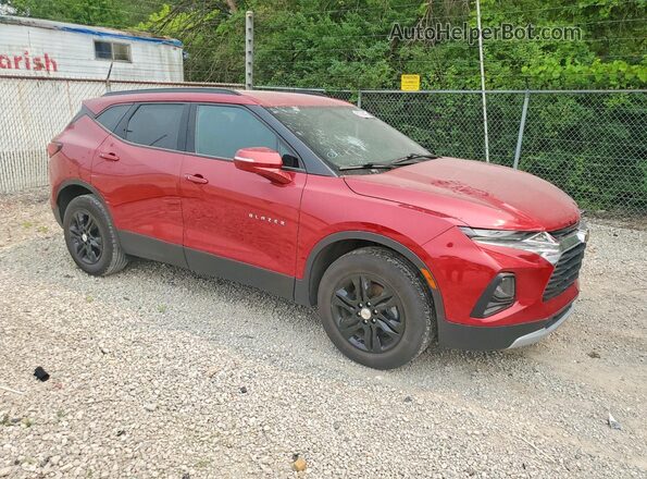3GNKBCRSXLS666764 2020 CHEVROLET BLAZER Red Delantero derecho