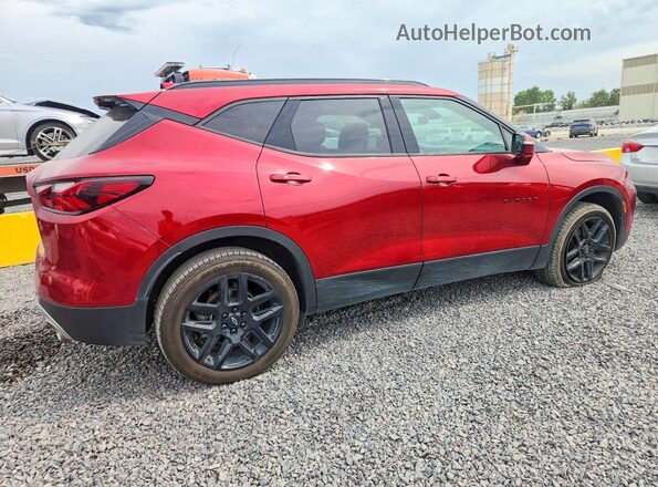 3GNKBCRSXMS520544 2021 CHEVROLET BLAZER Red Задня права чверть