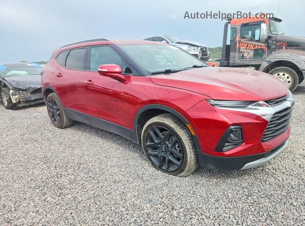 3GNKBCRSXMS520544 2021 CHEVROLET BLAZER Red Передня права чверть