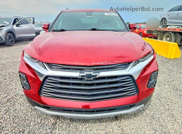 3GNKBCRSXMS520544 2021 CHEVROLET BLAZER Red Вид спереду