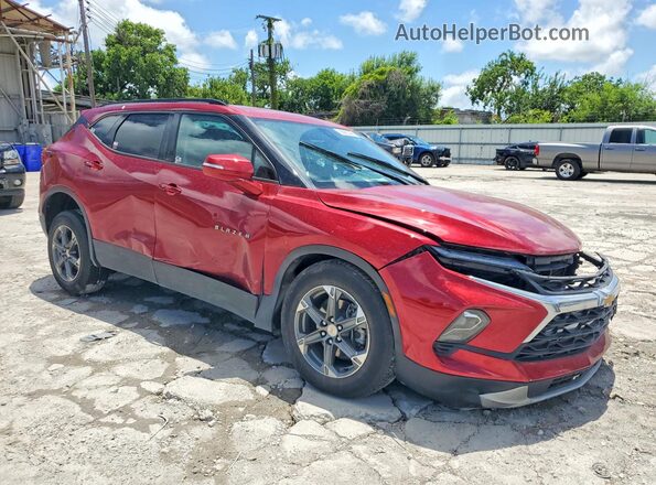 3GNKBDR40PS126899 2023 CHEVROLET BLAZER Red Front right