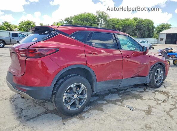 3GNKBDR40PS126899 2023 CHEVROLET BLAZER Red Rear right