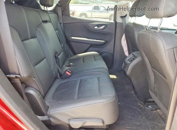 3GNKBDR40PS126899 2023 CHEVROLET BLAZER Red Rear seats view