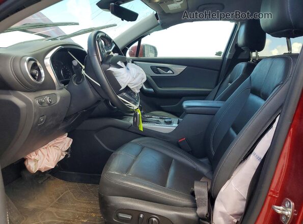 3GNKBDR40PS126899 2023 CHEVROLET BLAZER Red Front interior view