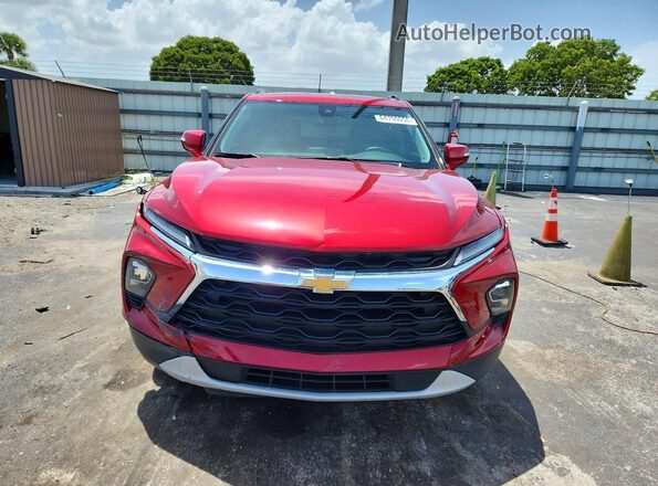 3GNKBDR45RS225690 2024 CHEVROLET BLAZER Red Вид спереду