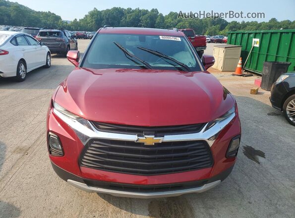 3GNKBDRS9LS628044 2020 CHEVROLET BLAZER Red Вид спереду